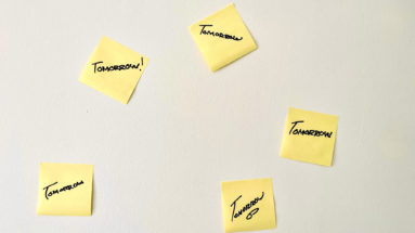 Stickers that say TOMORROW